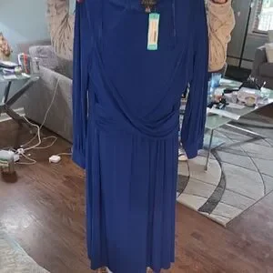 Jessica Howard | Dresses | Jessica Howard Royal Blue Long Sleeve Dress |  Poshmark
